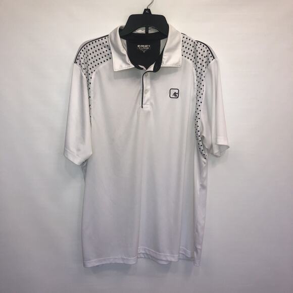 And1 Button Up Adult XL Mens Multicolor Short Sleeve 100% Polyester Polo - Picture 1 of 16